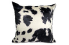 The Cow スペイン製起毛スエードタッチ 牛柄クッションカバー ブラック 45×45cm - HOUSE OF JAPAN Shop
