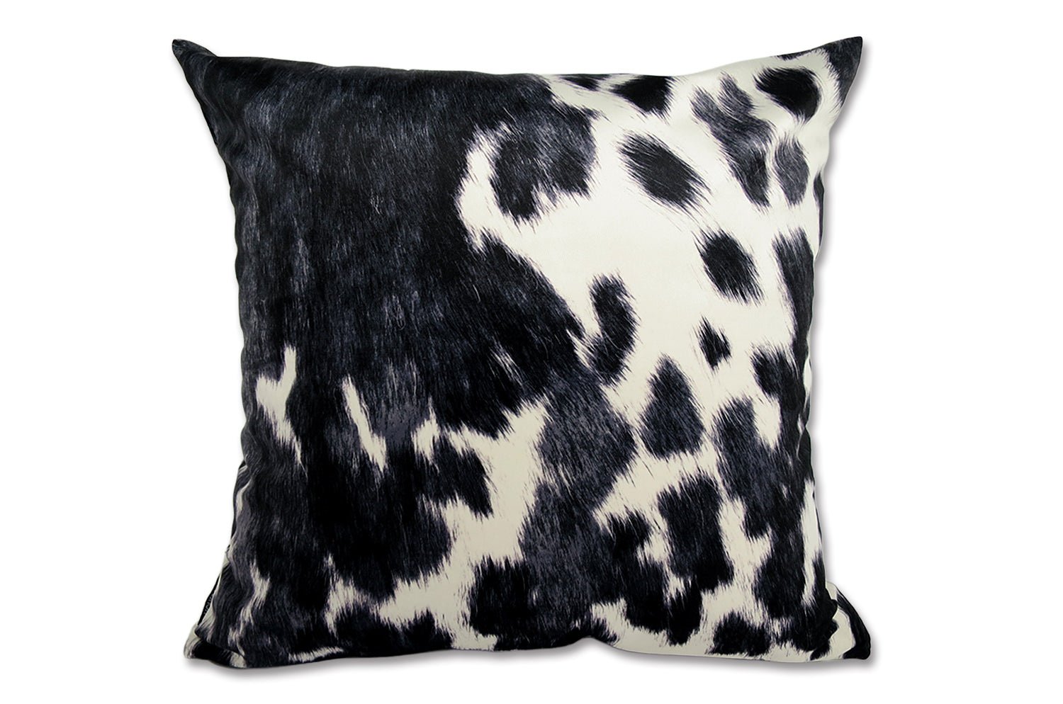 The Cow スペイン製起毛スエードタッチ 牛柄クッションカバー ブラック 45×45cm - HOUSE OF JAPAN Shop