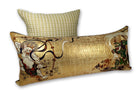 The Fujin Raijin 風神雷神図 西陣織 横長クッション 72×32cm 中材付 - HOUSE OF JAPAN Shop