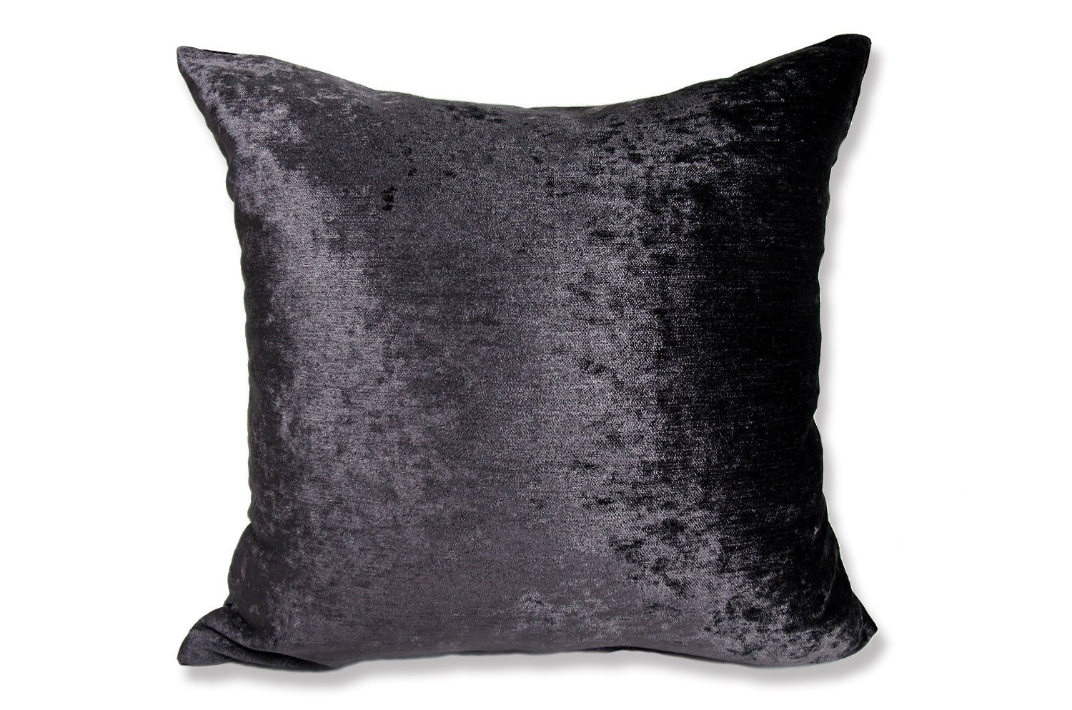 未使用　フィスバ　ベルベット　クッションカバー　チャコールグレー45×45 Velvet フリンジクッションカバー 45×45 — ANTRY USE ONLY GENUINE