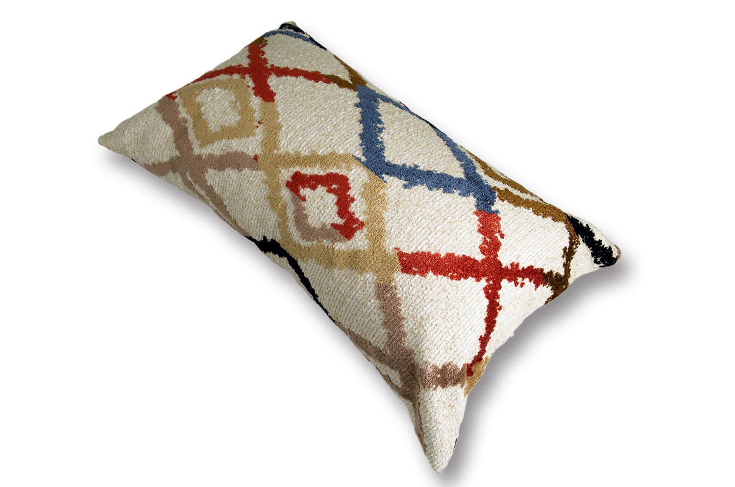 The KHEOPS ケオプス フレンチブークレ ダイヤモンド柄横長クッション 51×32cm 中材付 - HOUSE OF JAPAN Shop