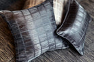 The LISBON SMOKED GREY アルマーニカーザ リスボン ジャカードクッション(スモーククローム) 45×30cm 中材付 - HOUSE OF JAPAN Shop
