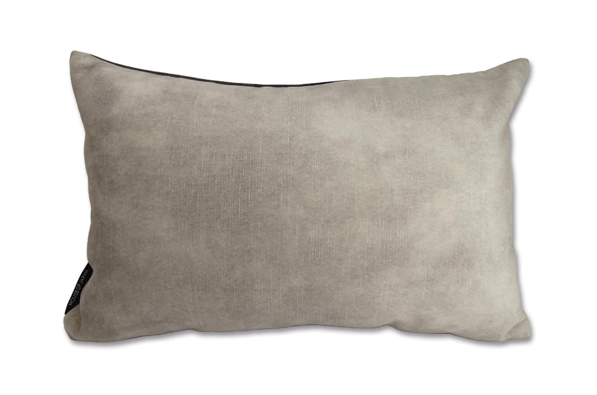 The Lovely TwoTone ラブリーツートーン プリントベルベット クッション asphalt×marble 45×30cm 中材付 - HOUSE OF JAPAN Shop