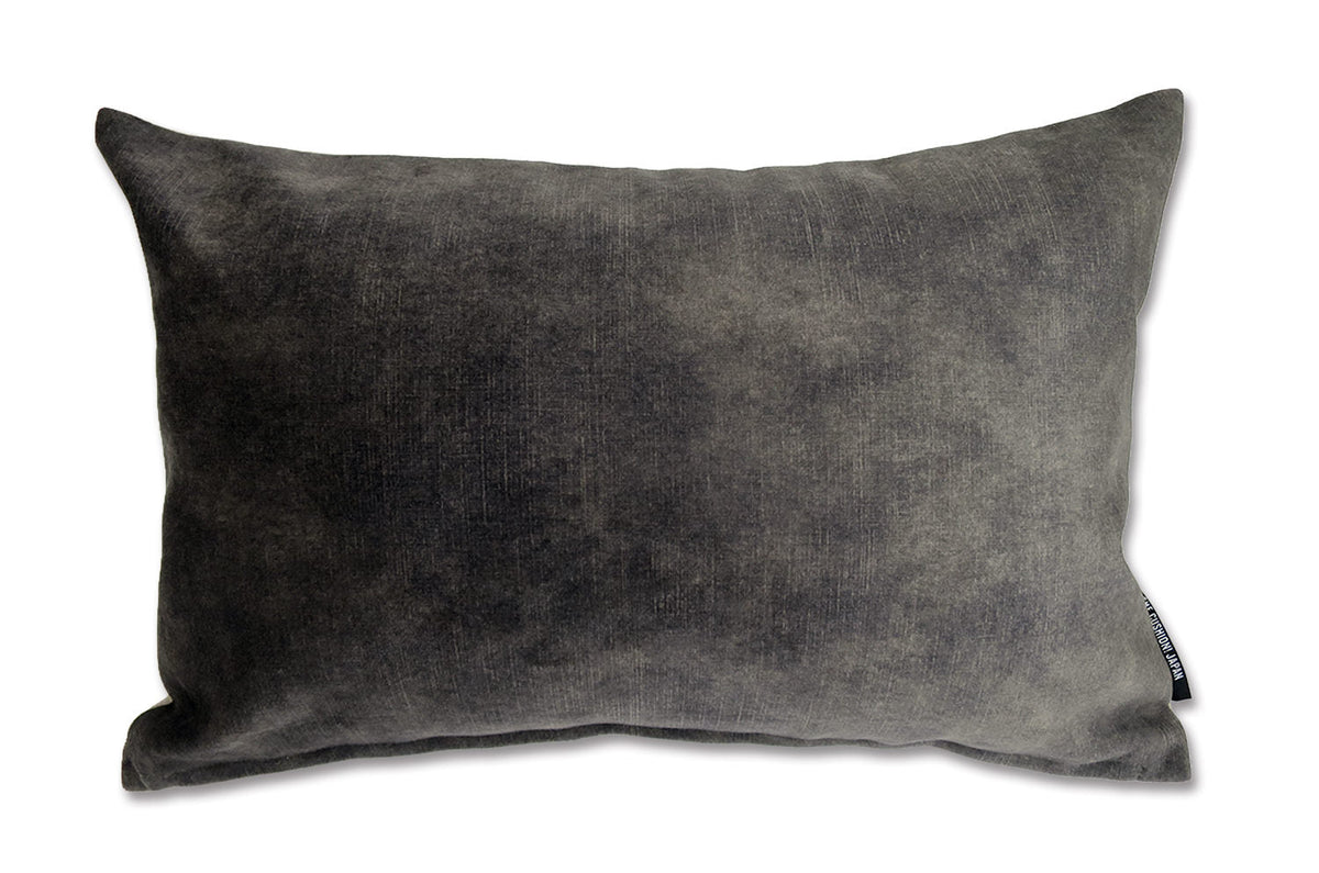 The Lovely TwoTone ラブリーツートーン プリントベルベット クッション asphalt×marble 45×30cm 中材付 - HOUSE OF JAPAN Shop