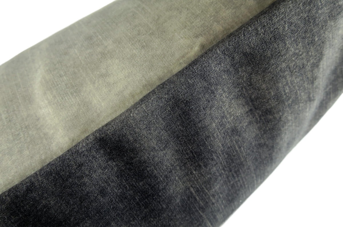 The Lovely TwoTone ラブリーツートーン プリントベルベット クッション asphalt×marble 45×30cm 中材付 - HOUSE OF JAPAN Shop