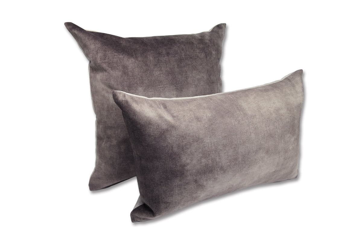 The Lovely TwoTone ラブリーツートーン プリントベルベット クッション espresso×marble 45×30cm 中材付 - HOUSE OF JAPAN Shop