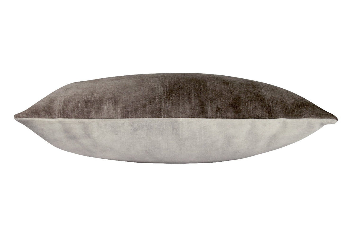 The Lovely TwoTone ラブリーツートーン プリントベルベット クッション espresso×marble 45×30cm 中材付 - HOUSE OF JAPAN Shop