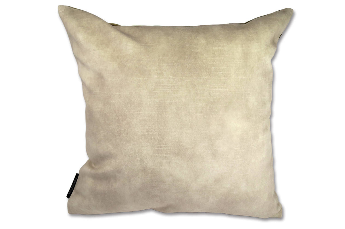 The Lovely TwoTone ラブリーツートーン プリントベルベット クッションカバー latte×almond 45×45cm - HOUSE OF JAPAN Shop