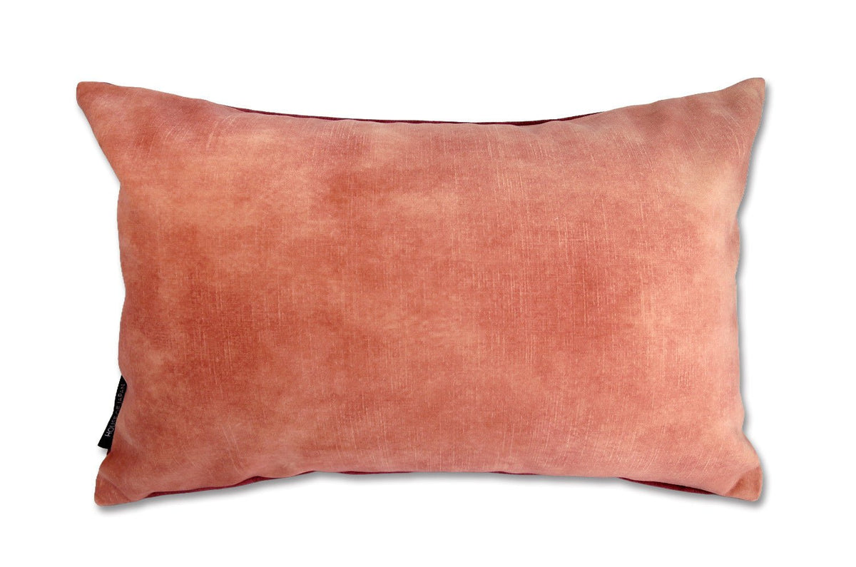 The Lovely TwoTone ラブリーツートーン プリントベルベット クッション madder×blossom 45×30cm 中材付 - HOUSE OF JAPAN Shop