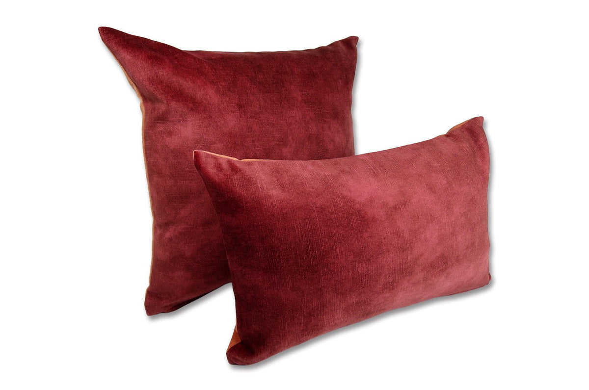 The Lovely TwoTone ラブリーツートーン プリントベルベット クッション madder×blossom 45×30cm 中材付 - HOUSE OF JAPAN Shop