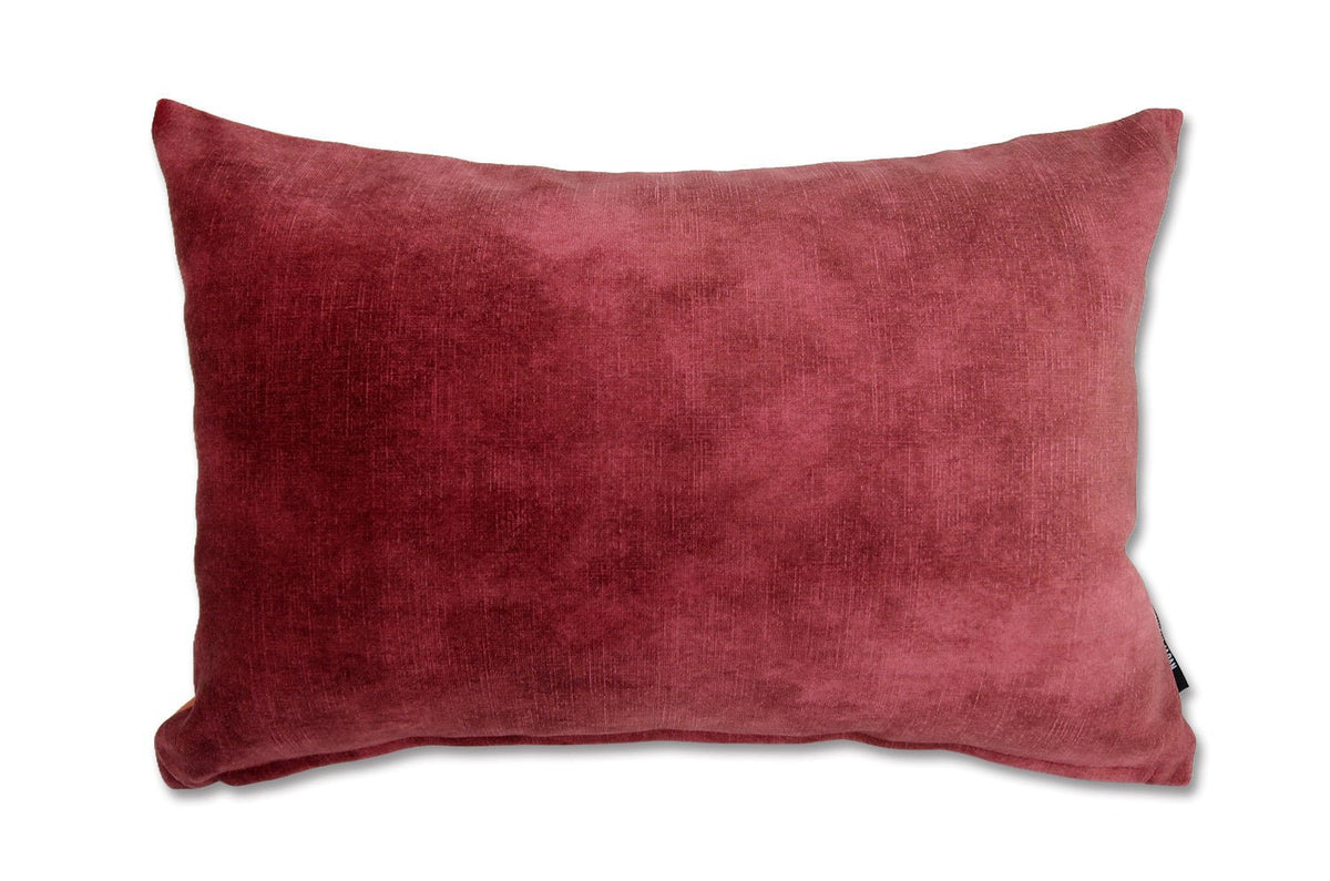 The Lovely TwoTone ラブリーツートーン プリントベルベット クッション madder×blossom 45×30cm 中材付 - HOUSE OF JAPAN Shop