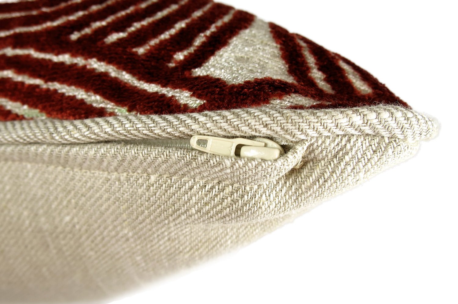 フェイクムートンプフクッション　アイボリー フェイクムートンプフクッション アイボリー フェイクムートン