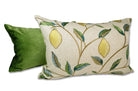 The MORRIS ウイリアムモリス レモンツリー 刺繍クッション(ライトグリーン) 50×35cm 中材付 - HOUSE OF JAPAN Shop