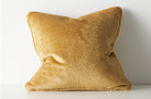 The Noble ソフトグロウベルベット パイピング付クッションカバー(Honey) 50×50cm - HOUSE OF JAPAN Shop