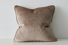 The Noble ソフトノーブルベルベット パイピング付クッションカバー(Mink) 50×50cm - HOUSE OF JAPAN Shop