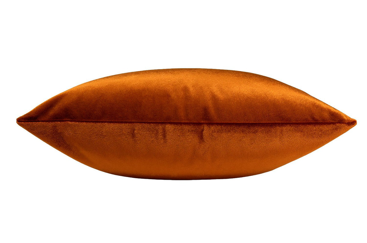 The NUAGE VELOURS ニュアージュ ベルベット クッションカバー Rouille(ルイユ)朱茶色 45×45cm - HOUSE OF JAPAN Shop