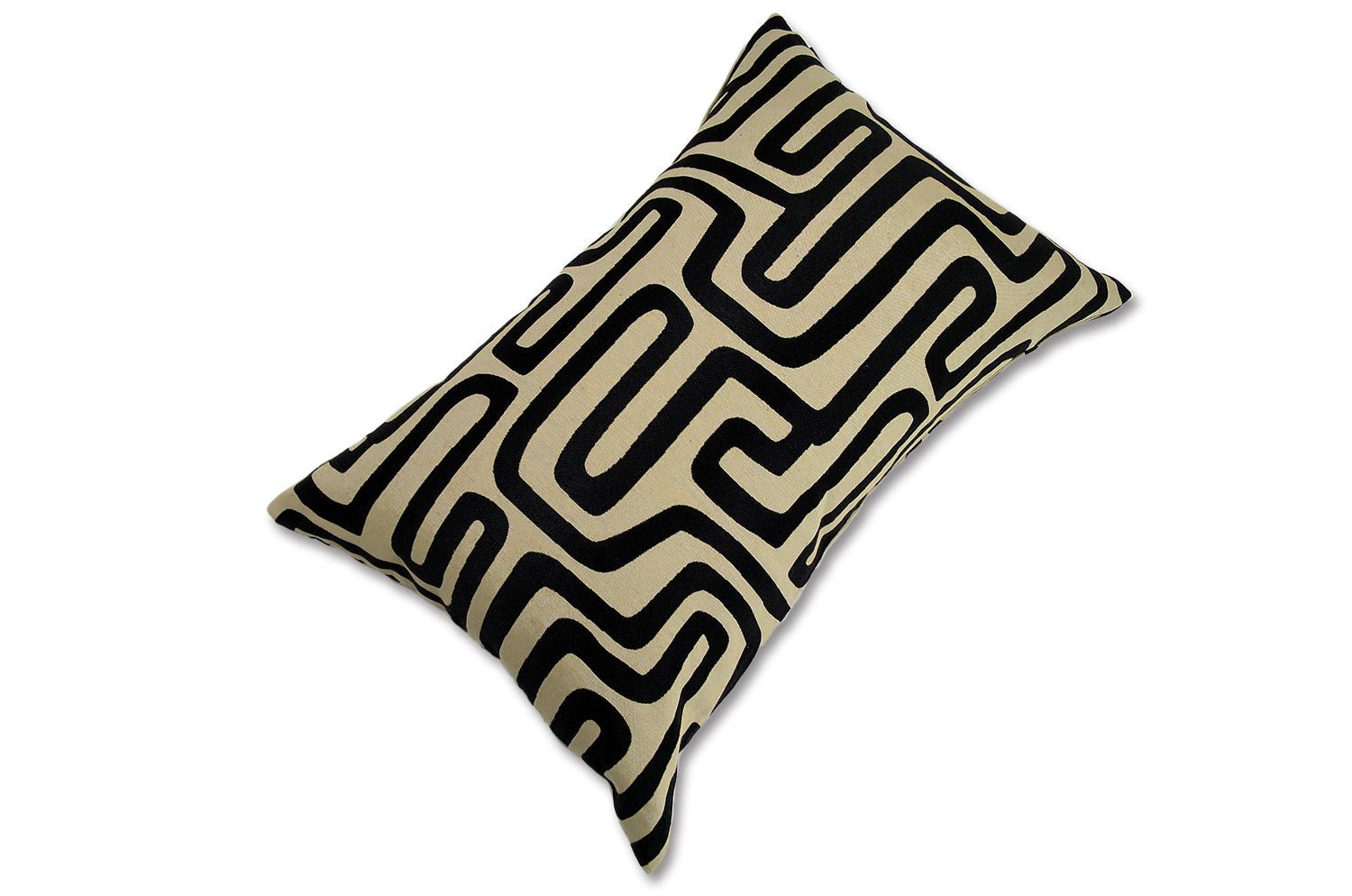 The Organic Maze 迷路柄 スタイルジャガード クッション 45×30cm 中材付 - HOUSE OF JAPAN Shop