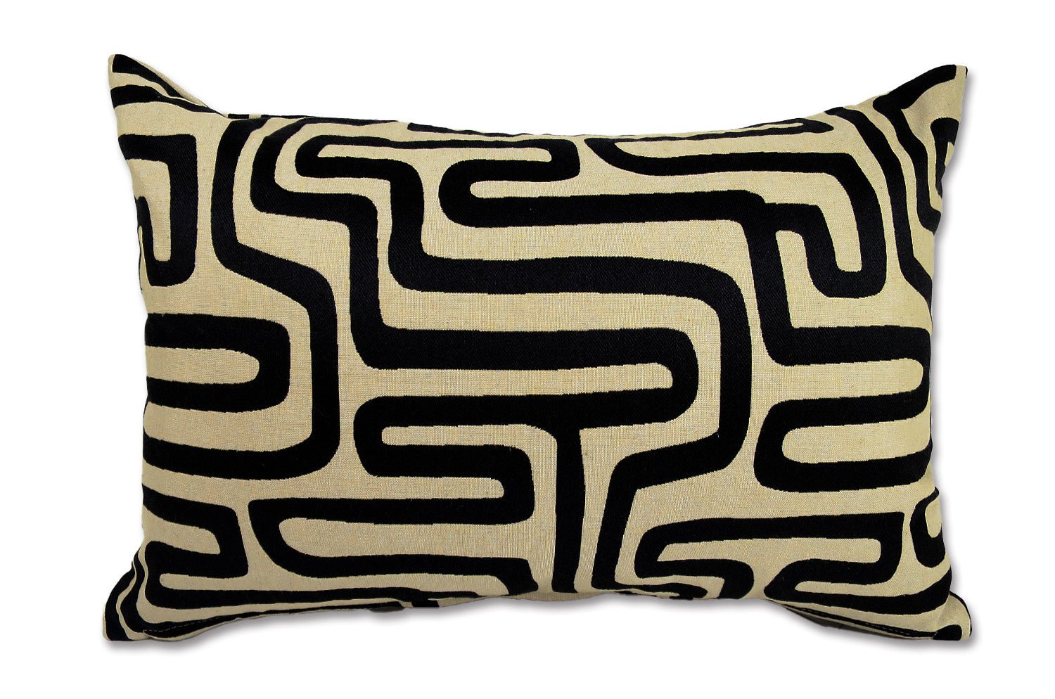 The Organic Maze 迷路柄 スタイルジャガード クッション 45×30cm 中材付 - HOUSE OF JAPAN Shop