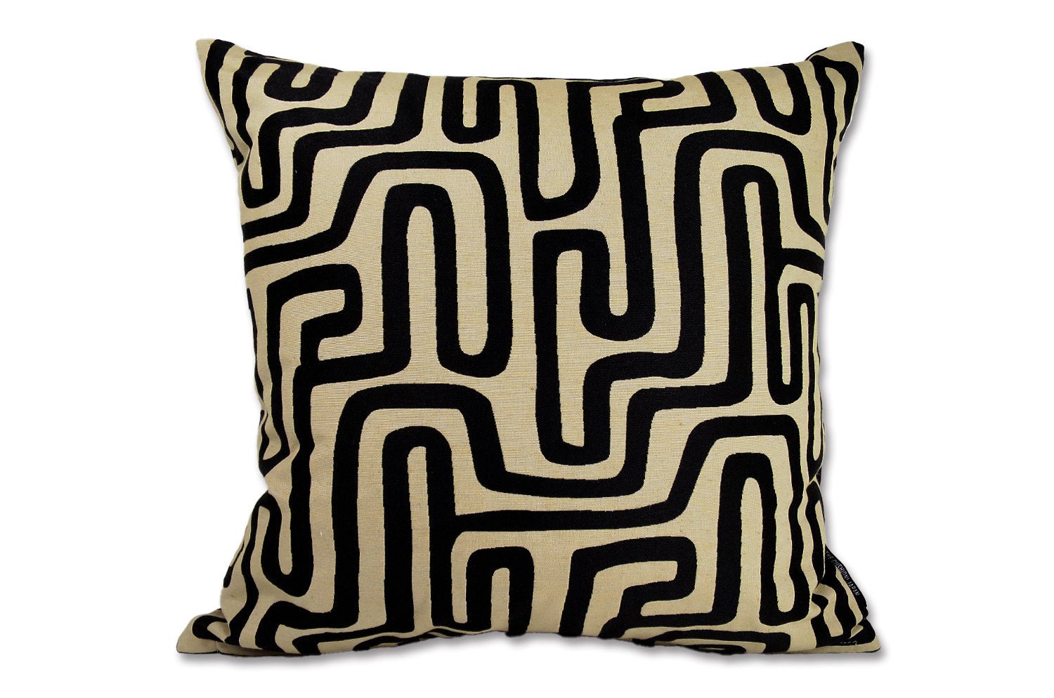 The Organic Maze 迷路柄 スタイルジャガード クッションカバー 45×45cm - HOUSE OF JAPAN Shop