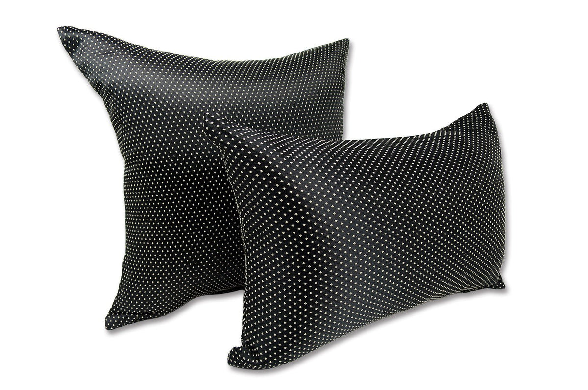 The Pearl Dot パールドット クッション Noir(ノアール) 45×30cm 中材付 - HOUSE OF JAPAN Shop