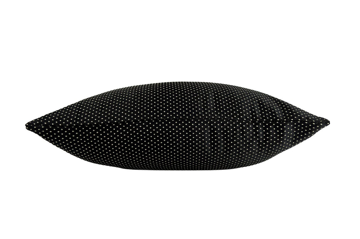 The Pearl Dot パールドット クッション Noir(ノアール) 45×30cm 中材付 - HOUSE OF JAPAN Shop