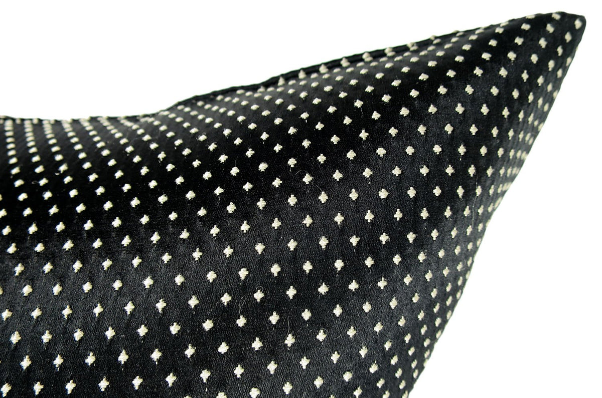 The Pearl Dot パールドット クッションカバー Noir(ノアール) 45×45cm - HOUSE OF JAPAN Shop