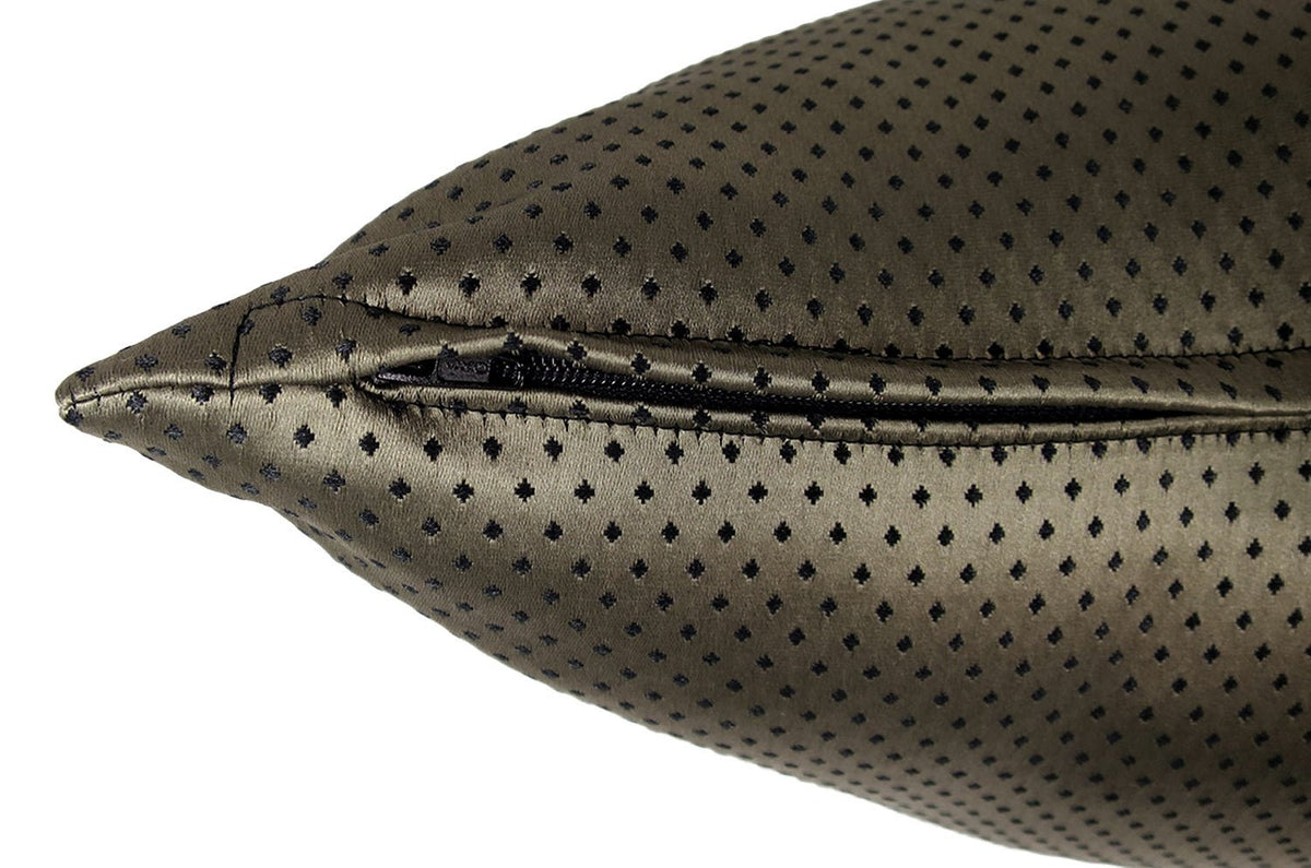 The Pearl Dot パールドット クッション Pewter(ピューター) 45×30cm 中材付 - HOUSE OF JAPAN Shop