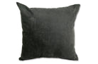The Pet Luxe Suede ペットと暮らす 洗える高級スエード調クッションカバー(ダークグレー) 50×50cm - HOUSE OF JAPAN Shop