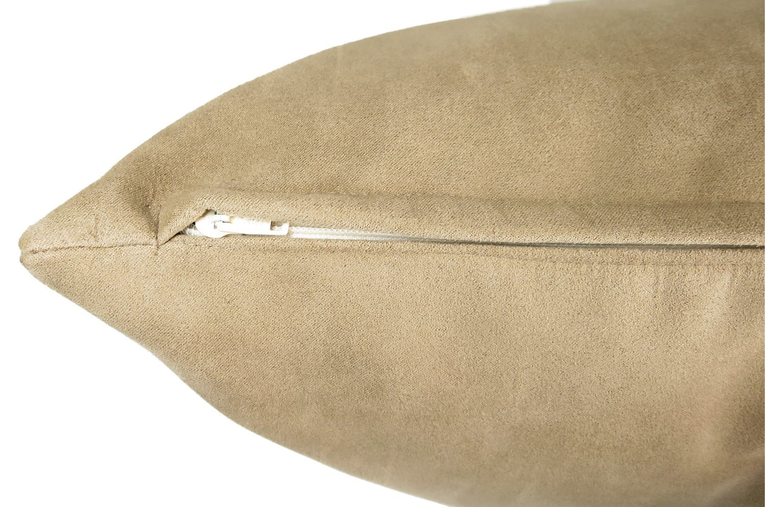 The Pet Luxe Suede ペットと暮らす 洗える高級スエード調クッションカバー(ベージュ) 50×50cm - HOUSE OF JAPAN Shop
