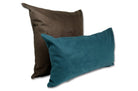 The Pet Luxe Suede ペットと暮らす 洗える高級スエード調クッションカバー(ダークブラウン) 50×50cm - HOUSE OF JAPAN Shop