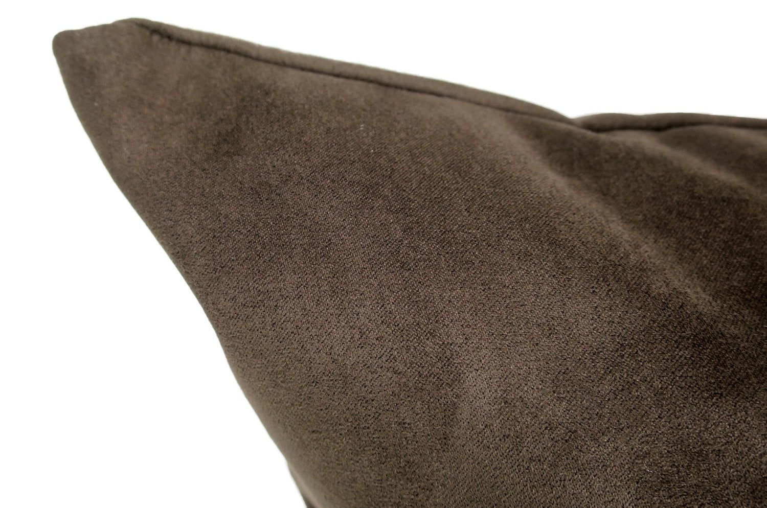 The Pet Luxe Suede ペットと暮らす 洗える高級スエード調クッションカバー(ダークブラウン) 50×50cm - HOUSE OF JAPAN Shop
