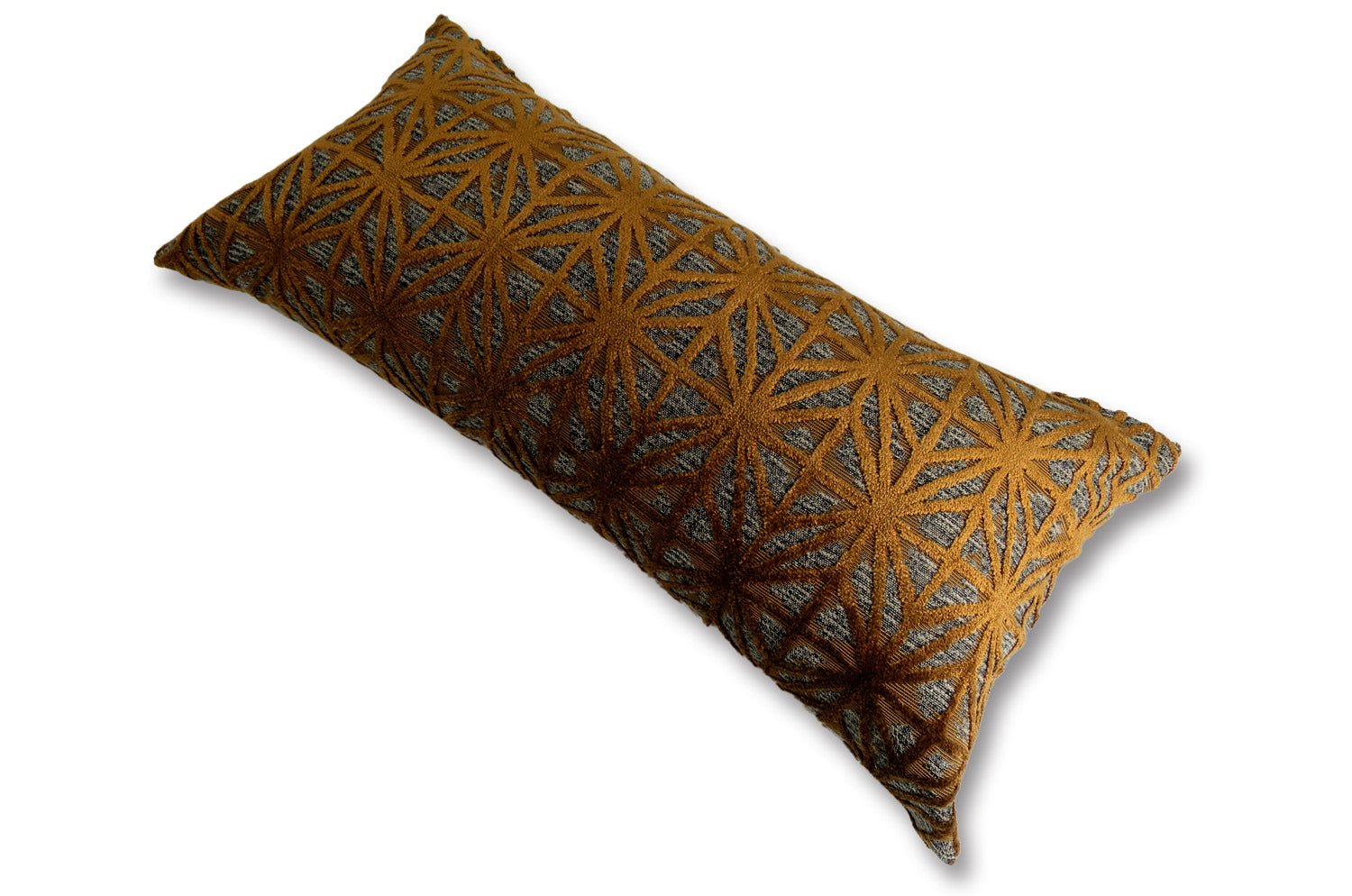 The Pharaon ファラオン ジャガードベルベット クッション (BRONZE) 65×32cm 中材付 - HOUSE OF JAPAN Shop