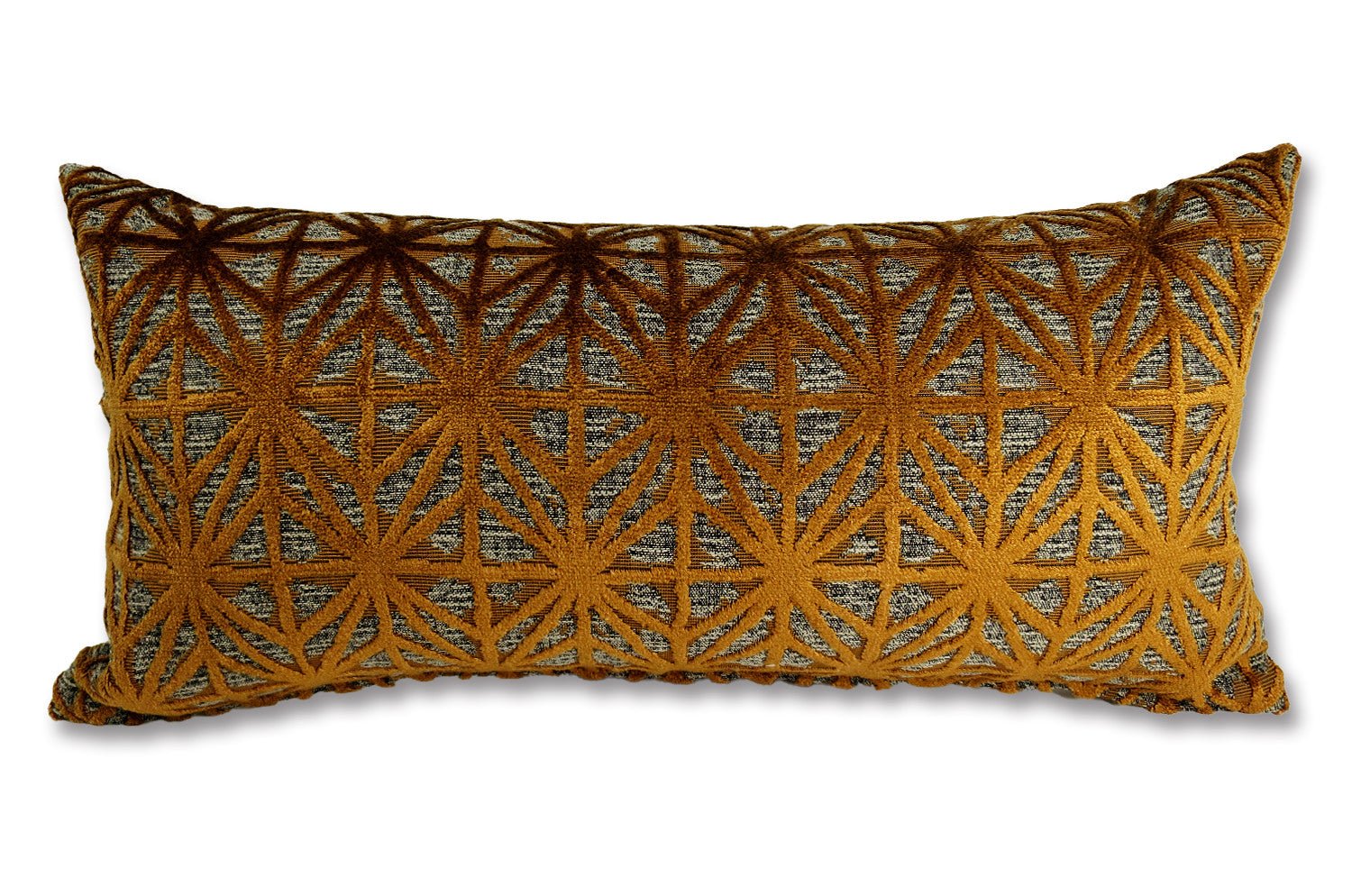 The Pharaon ファラオン ジャガードベルベット クッション (BRONZE) 65×32cm 中材付 - HOUSE OF JAPAN Shop