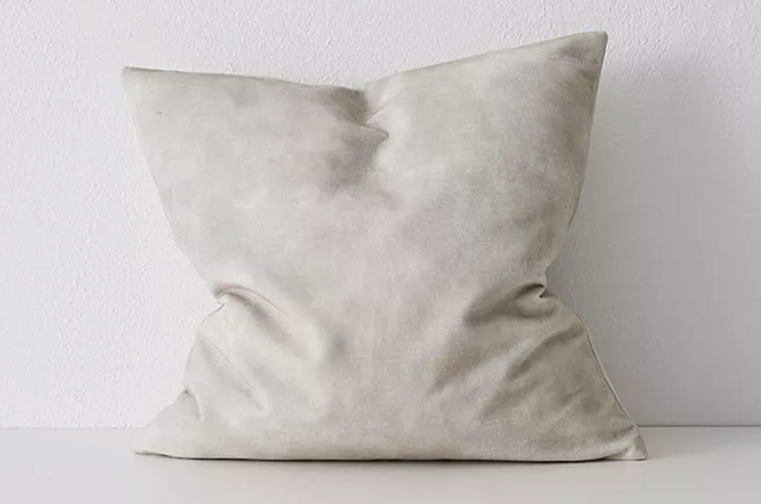 The PrintedVelvet プリントベルベット クッションカバー (Ecru) 50×50cm - HOUSE OF JAPAN Shop