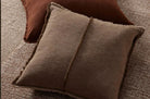 The Pure Fringe 自然素材フリンジ付きクッションカバー リネン&コットン (Cocoa) 50×50cm - HOUSE OF JAPAN Shop