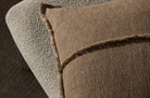 The Pure Fringe 自然素材フリンジ付きクッション リネン&コットン (Cocoa) 60×40cm 中材付 - HOUSE OF JAPAN Shop