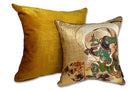 The Raijin 雷神図 西陣織 クッション 32×32cm 中材付 - HOUSE OF JAPAN Shop