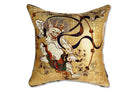 The Raijin 雷神図 西陣織 クッション 32×32cm 中材付 - HOUSE OF JAPAN Shop