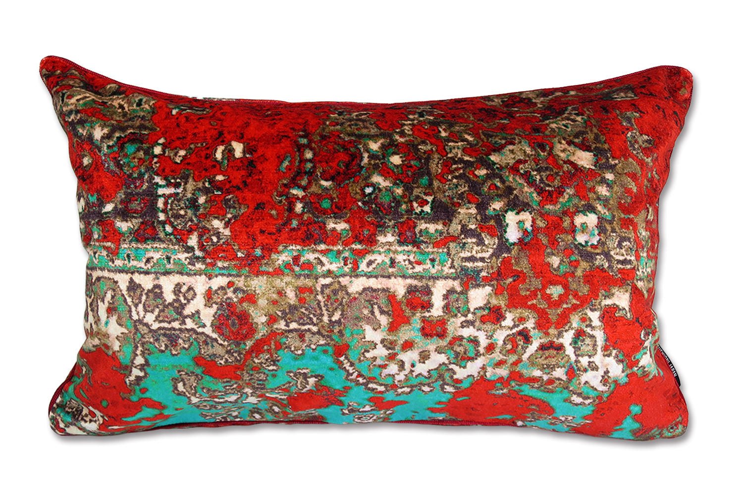 The Shade Carpet レッドベルベットクッション 50×30cm 中材付 - HOUSE OF JAPAN Shop
