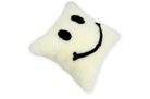 The SMILE 『ニコフェイス®』 スマイル ムートン クッション (ホワイト) 35×35cm 中材付 - HOUSE OF JAPAN Shop