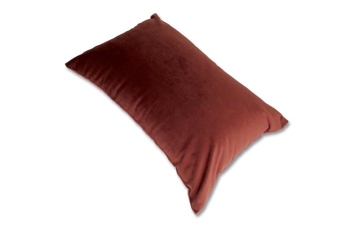 The Soft Velvet ソフトベルベット クッション Brick Brown(ブリックブラウン) 45×30cm 中材付 - HOUSE OF JAPAN Shop