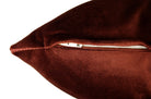The Soft Velvet ソフトベルベット クッション Brick Brown(ブリックブラウン) 45×30cm 中材付 - HOUSE OF JAPAN Shop