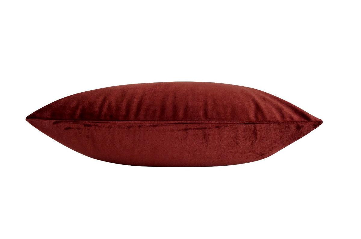 The Soft Velvet ソフトベルベット クッション Brick Brown(ブリックブラウン) 45×30cm 中材付 - HOUSE OF JAPAN Shop