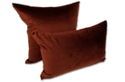 The Soft Velvet ソフトベルベット クッション Brick Brown(ブリックブラウン) 45×30cm 中材付 - HOUSE OF JAPAN Shop