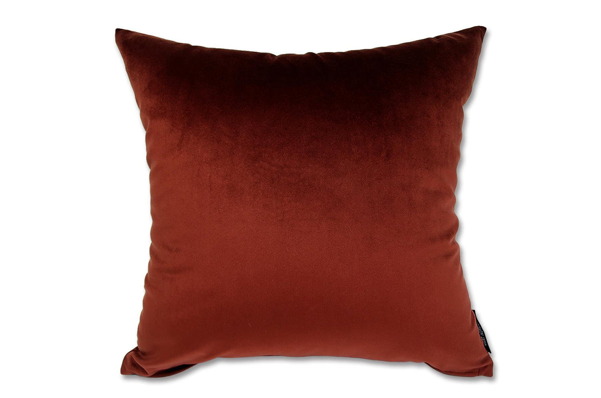 The Soft Velvet ソフトベルベット クッションカバー Brick Brown(ブリックブラウン) 45×45cm - HOUSE OF JAPAN Shop