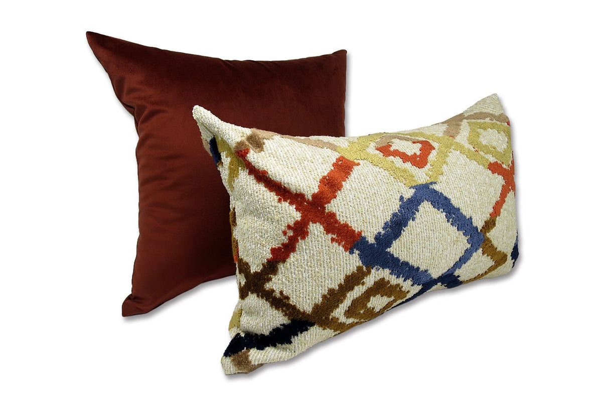 The Soft Velvet ソフトベルベット クッションカバー Brick Brown(ブリックブラウン) 45×45cm - HOUSE OF JAPAN Shop