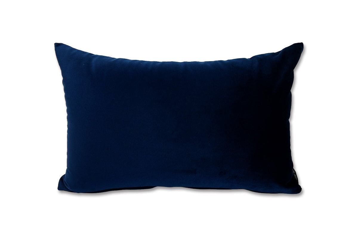 The Soft Velvet ソフトベルベット クッション Imperial Navy(インペリアルネイビー) 45×30cm 中材付 - HOUSE OF JAPAN Shop